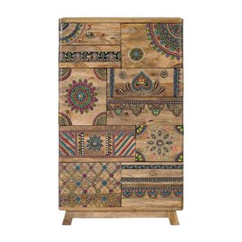 Chieti Multi Drawer Painted Mango Wood 7 Drawer Chest