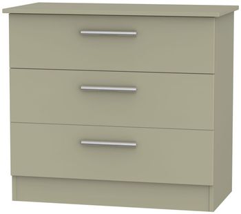 Contrast Mushroom 3 Drawer Small Chest