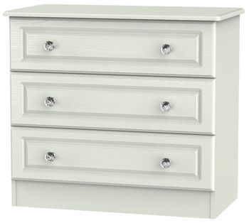 Crystal Cashmere 3 Drawer Small Chest