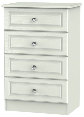 Crystal Midi Cashmere 4 Drawer Chest