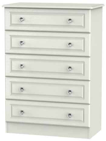 Crystal Cashmere 5 Drawer Chest