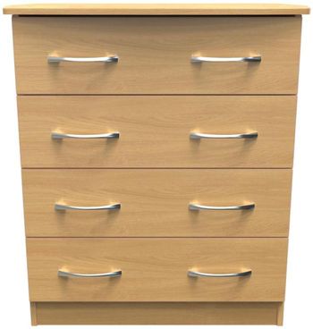 Eve Oak 4 Drawer Chest