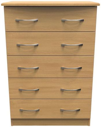 Eve Oak 5 Drawer Chest