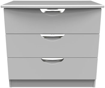 Flora Grey 3 Drawer Small Chest