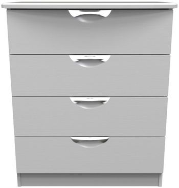 Flora Grey Ash 4 Drawer Chest