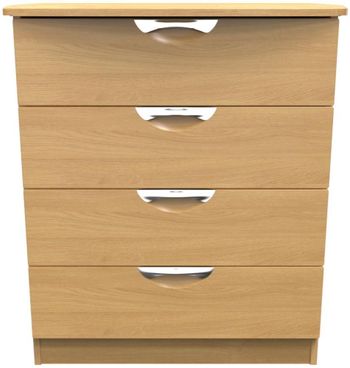 Flora Oak 4 Drawer Chest