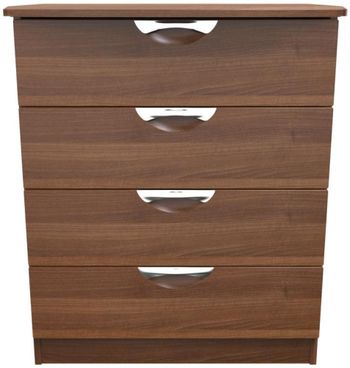 Flora Walnut 4 Drawer Chest