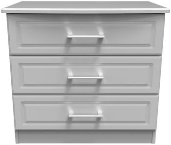 Gina Grey 3 Drawer Small Chest