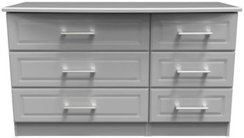 Gina Grey 6 Drawer Midi Chest