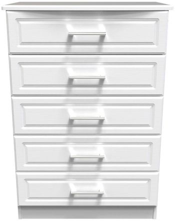 Gina White 5 Drawer Chest