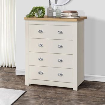 Highgate Cream Painted 4 Drawer Chest