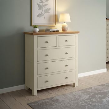 Lundy Ivory Painted 2+3 Drawer Chest