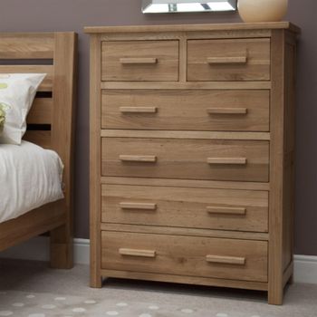Opus Oak 4+2 Drawer Chest of Drawers