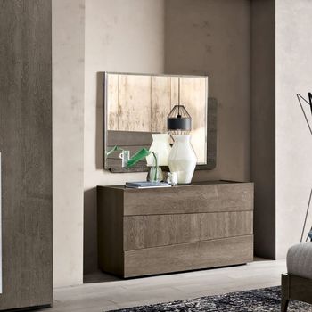 Tekno Italian Silver Birch 3 Drawer Single Dresser