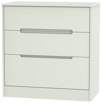 Monaco Cashmere Matt 3 Drawer Deep Chest
