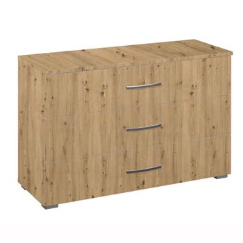 Aditio Artisan Oak 3 Drawer Wide Chest