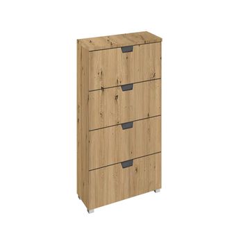 Aditio Artisan Oak Narrow 4 Drawer Chest