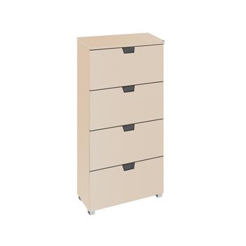 Aditio Champagne Narrow 4 Drawer Chest