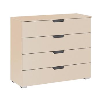 Aditio Champagne 4 Drawer Wide Chest