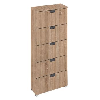 Aditio Sonoma Oak 5 Drawer Tall Chest