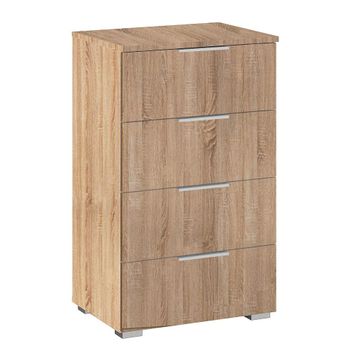 Alabama Sonoma Oak Narrow 4 Drawer Chest