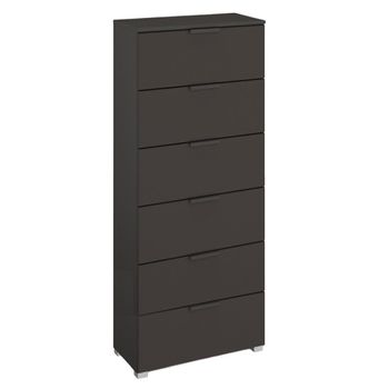 Skat Meridian Graphite 6 Drawer Tall Chest