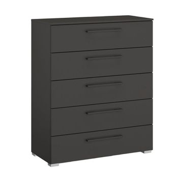 Skat Pure Graphite 5 Drawer Chest