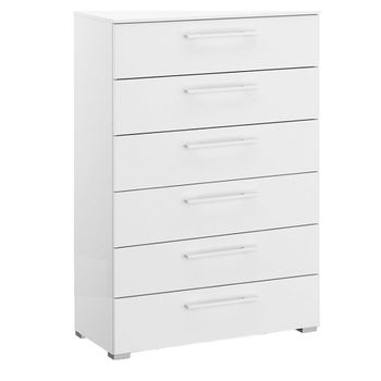 Skat Pure Alpine White 6 Drawer Chest