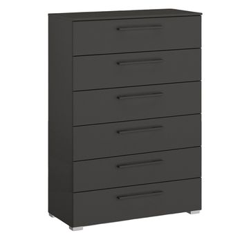 Skat Pure Graphite 6 Drawer Chest