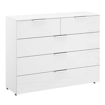 Texas Alpine White 3+2 Drawer Chest