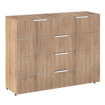 Texas Sonoma Oak 3+2 Drawer Chest