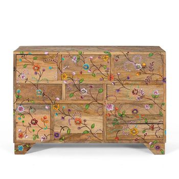 Rimini Multi Drawer Painted Wooden 7 Drawer Chest