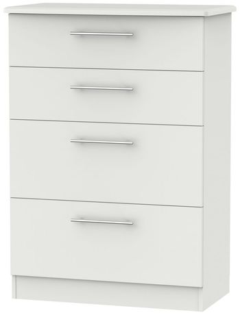 Sherwood Grey 4 Drawer Deep Chest