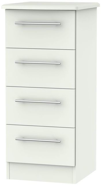 Sherwood Porcelain Narrow 4 Drawer Chest