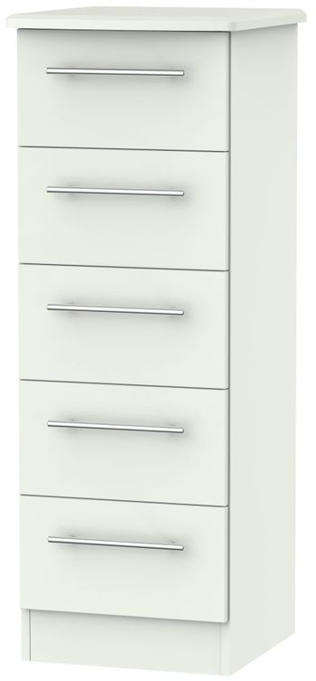 Sherwood Porcelain Narrow 5 Drawer Chest