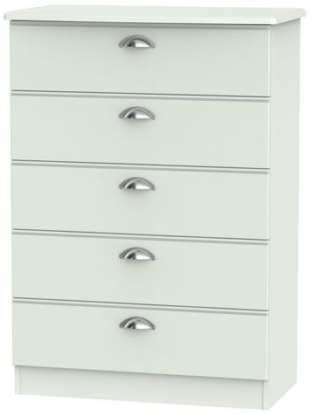 Victoria Grey 5 Drawer Chest