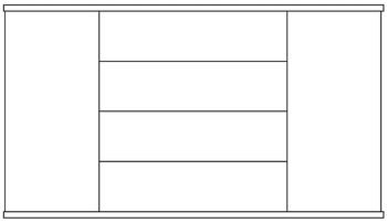 Arco Bedside / Chest / Dresser - Sizes Available