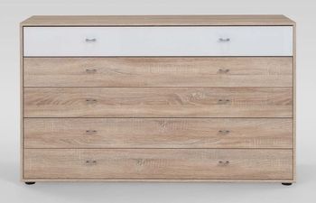 Tokio Alpine White 5 Drawer Chest - Sizes Available