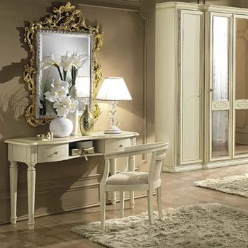 Siena Italian Ivory 2 Drawer Dressing Table