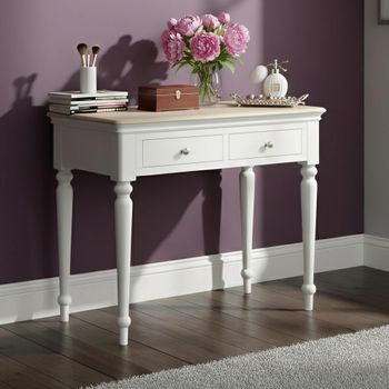 Cromwell Grey Painted 2 Drawer Dressing Table