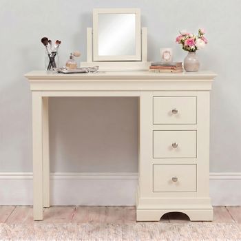 Paisley Cream Painted 3 Drawer Dressing Table