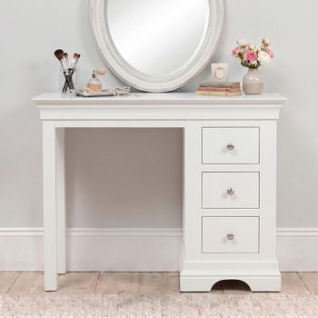 Paisley White Painted 3 Drawer Dressing Table