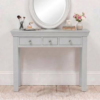 Paisley Grey Painted 3 Drawer Dressing Table