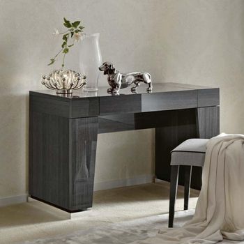 Montecarlo Italian Grey Koto High Gloss 2 Door Dressing Table