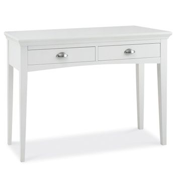 Hampstead White 2 Drawer Dressing Table