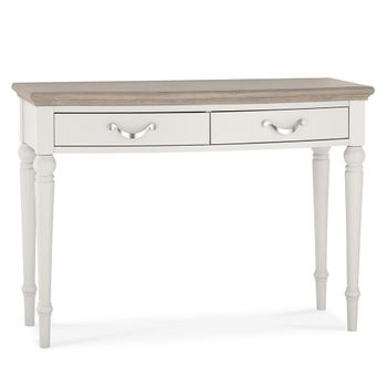 Montreux Grey Washed Oak and Soft Grey 2 Drawer Dressing Table