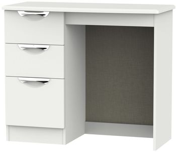 Camden Single Grey 3 Drawer Dressing Table