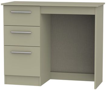 Contrast Single Mushroom 3 Drawer Dressing Table