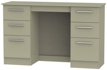 Contrast Double Mushroom 6 Drawer Dressing Table