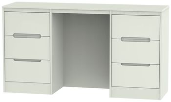 Monaco Cashmere Matt 6 Drawer Double Dressing Table
